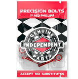 Independent - 1" Phillips Mounting Hardware | Red & Black