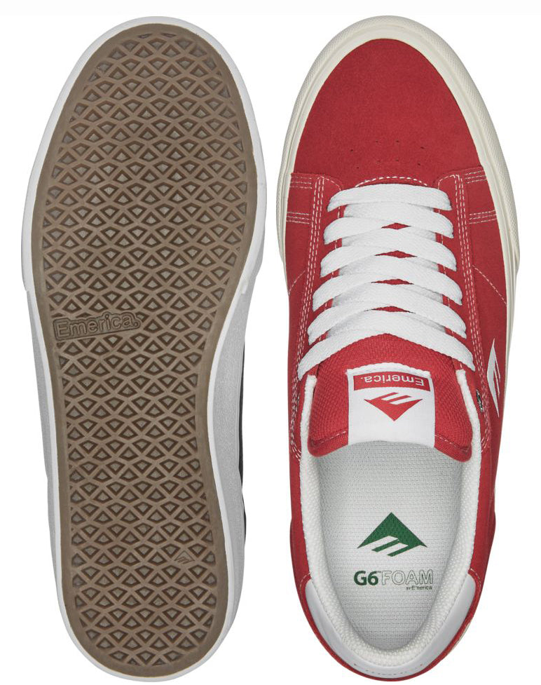 Emerica - Moca Shoes | Red – Plusskateshop.com