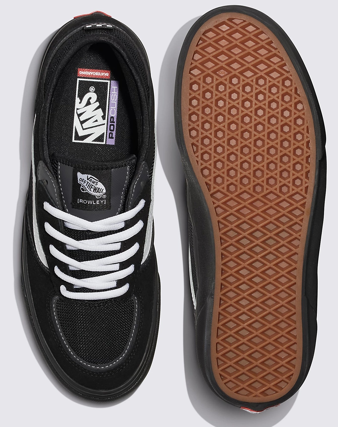 Vans - Skate Rowley Shoes | Black White Black Vans - Skate Rowley Shoes | Black White Black