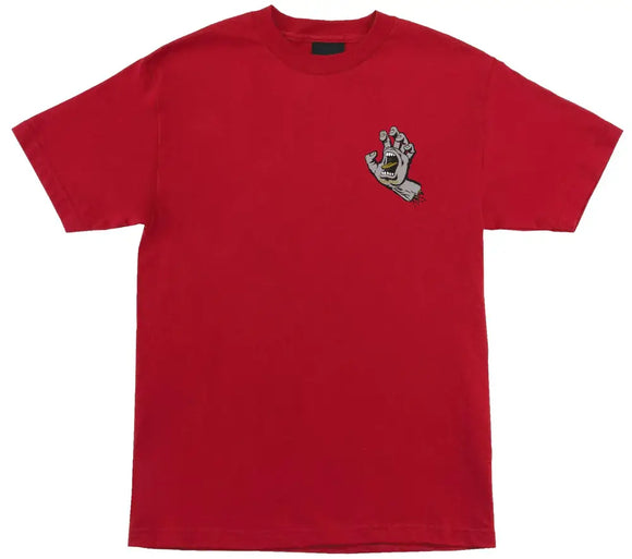 Santa Cruz - Screaming Hand Tee | Red – Plusskateshop.com Santa Cruz - Screaming Hand Tee | Red – Plusskateshop.com