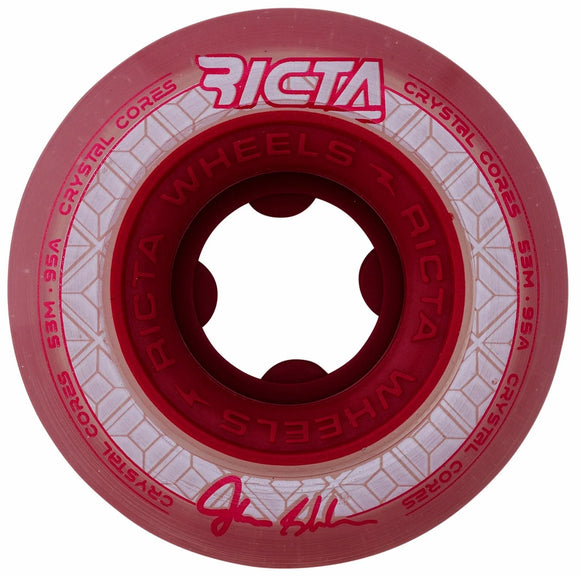 Ricta - Shanahan Crystal Cores 53mm 95a Wheels | Metallic Red