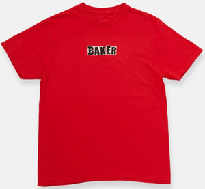 Baker - Brand Logo Premium Tee - Red Wash