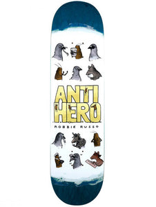 Anti Hero - Robbie Russo 'Usual Suspects' 8.25" Deck | Blue Stain