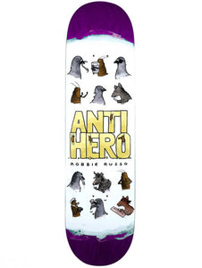 Anti Hero - Robbie Russo 'Usual Suspects' 8.25" Deck | Purple Stain