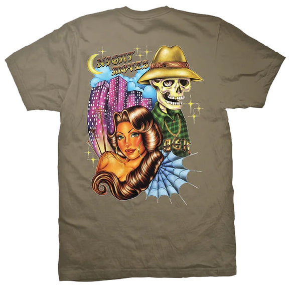 DGK - Night Moves Tee | Sand