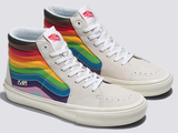 Vans - Skate Sk8-Hi Shoes | White (Pride)