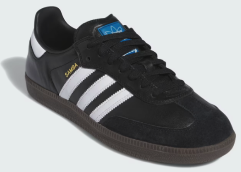 Adidas - Samba ADV Shoes | Black White Gum – Plusskateshop.com