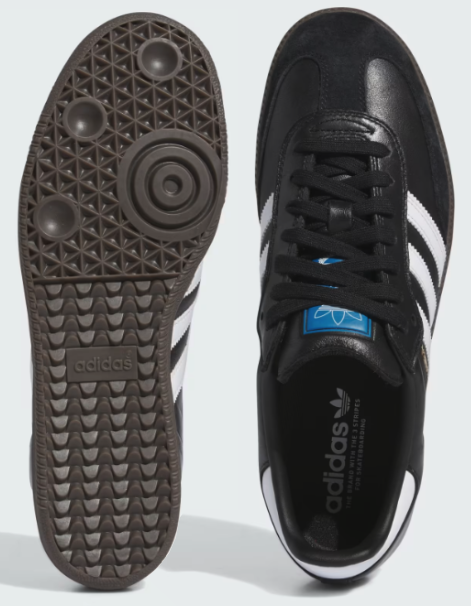 Adidas - Samba ADV Shoes | Black White Gum Plusskateshop.com Adidas - Samba ADV Shoes | Black White Gum Plusskateshop.com