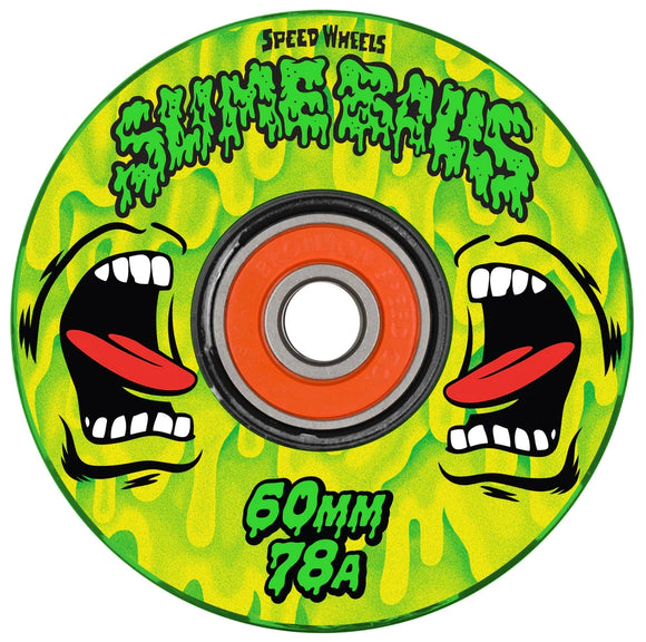 Slime Balls - Screaming Slime Light Ups 60.5mm 78a Wheels | Green