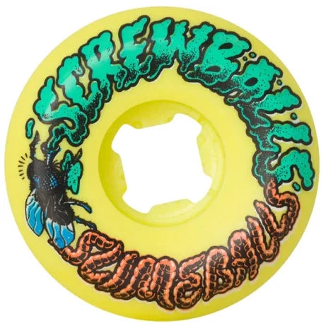 Slime Balls - Screw Balls 54mm 99a Wheels | Yellow