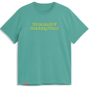 Jacuzzi - Scared Weed Premium Tee | Sea Foam