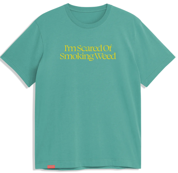 Jacuzzi - Scared Weed Premium Tee | Sea Foam