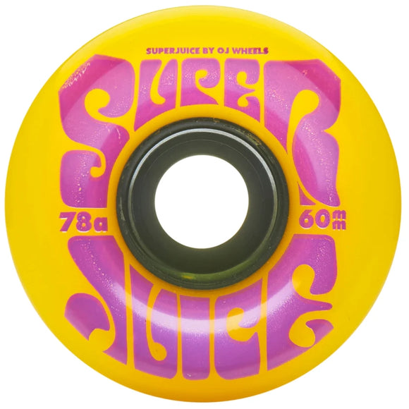 OJ - Super Juice 60mm 78a Wheels | Yellow