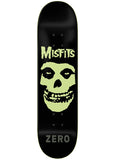 Zero x Misfits - Fiend Skull 8.5" Deck (Glow-In-The-Dark)