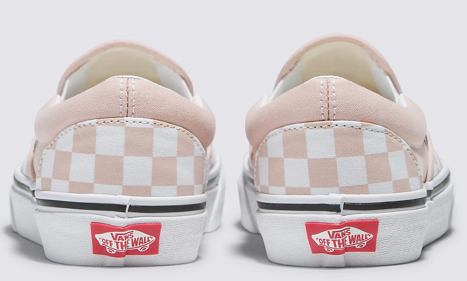 Vans slip on top checkerboard mahogany rose