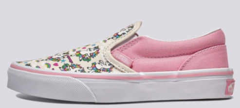 Vans - Kids Classic Slip-On Shoes | Ballet Pink (Skaticorn)