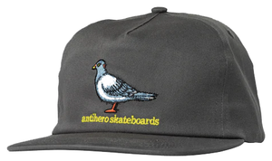 Antihero - Lil Pigeon Snapback Hat | Charcoal