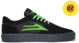 Lakai x Yeah Right!- Staple Shoes | Black UV Green