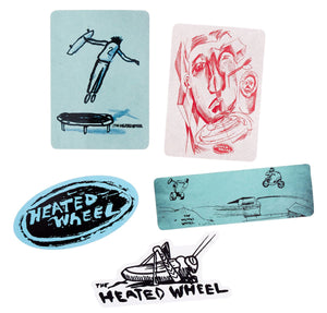 The Heated Wheel - Sticker Pack #3