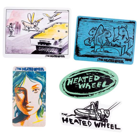 The Heated Wheel - Sticker Pack #4