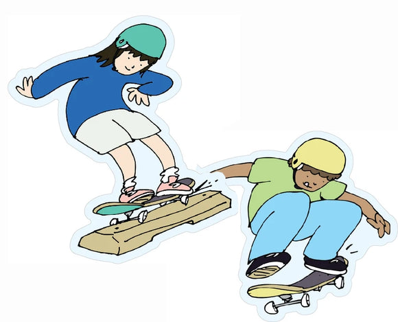 My First Skateboard - Jonas and Jack Sticker Pack