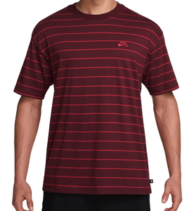 Nike SB - Striped Skate Tee | Dark Team Red