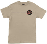 Santa Cruz x Godzilla - Destroyer Stripes Tee | Sand