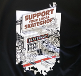 Plus x SSD - Todd Bratrud 'Shop Support' Tee | Black