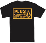 Volcom x Plus Skateshop Tee | Black