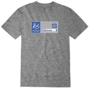 éS - Muska 13 tee | Heather Grey