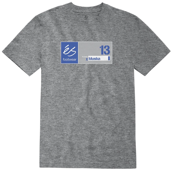 éS - Muska 13 tee | Heather Grey