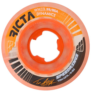 Ricta - Asta Speedrings 53mm 95a Wheels | Clear Orange