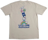 Girl x Hello Kitty - Rainbow Stacked Tee | Cream