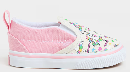 Vans Toddler Slip-On V Shoes Ballet Pink (Skaticorn