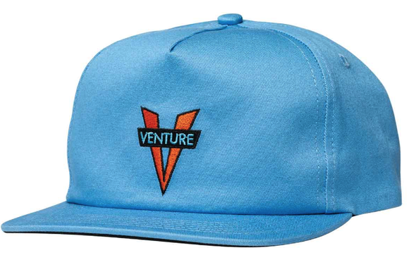 Venture - Heritage Snapback Hat | Light Blue