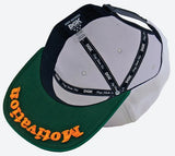 DGK - Haters Snapback Hat | White Green Orange