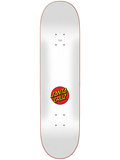 Santa Cruz - Classic Dot 8" Deck | White