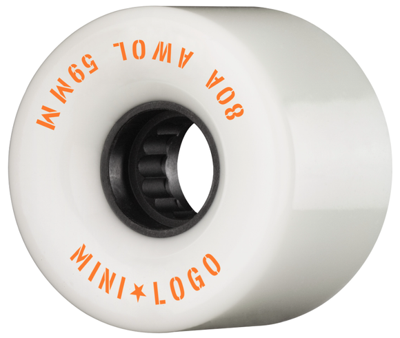 Mini Logo - AWOL 59mm 80a Wheels | White