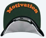 DGK - Haters Snapback Hat | White Green Orange