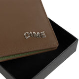 Dime - Leather Bifold Wallet | Brown Olive