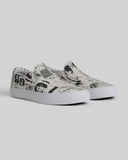 War Saw - Stranger Slip-On Shoes | Templeton Collage (Canvas)