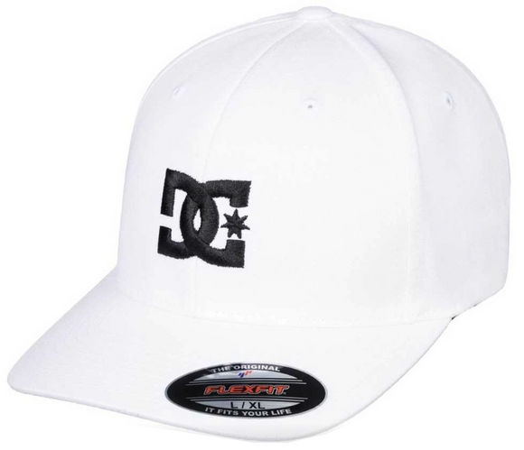 DC - Cap Star Fitted Hat | White