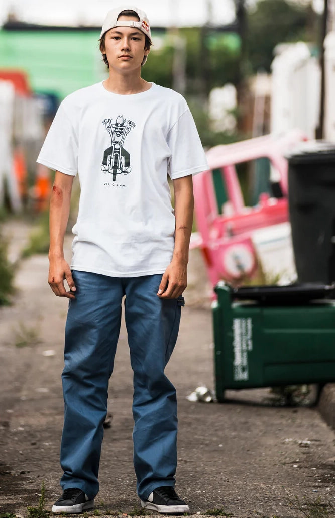 Volcom - Stone Drifter Tee | White – Plusskateshop.com