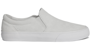 War Saw - Stranger Slip-On Shoes | White White (Suede)