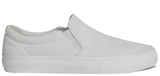 War Saw - Stranger Slip-On Shoes | White White (Suede)