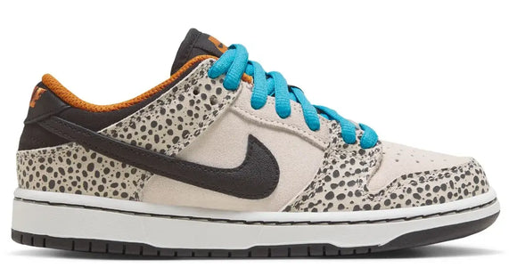 Nike SB - Kids Dunk Low Pro (PS) Shoes | Phantom Safari (Olympic Electric)