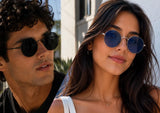 Glassy - Mayfair Premium Sunglasses | Silver / Red Lens