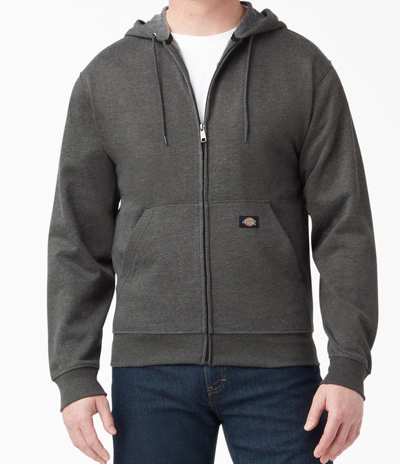 Dickies - Midweight Fleece Zip Hoodie | Dark Heather Grey