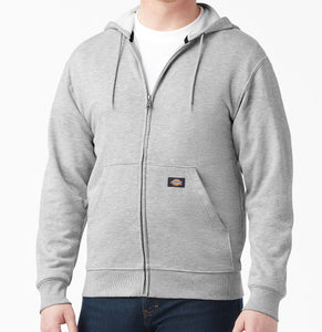 Dickies - Midweight Fleece Zip Hoodie | Heather Grey