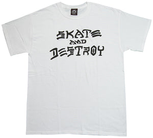 Thrasher - Skate & Destroy Tee | White